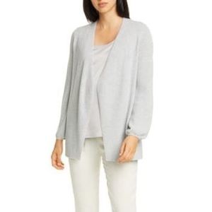 Eileen fisher Silver Metallic Cardigan